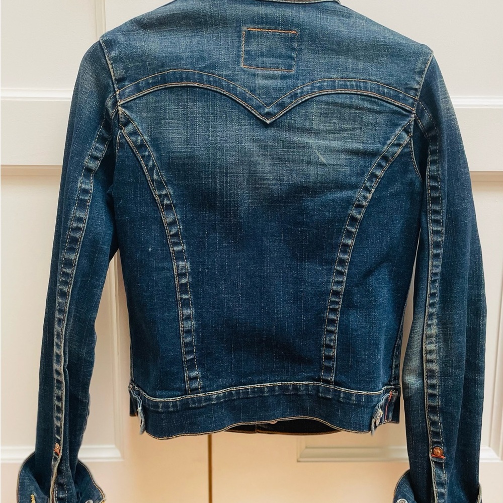 True Religion Emily Denim Jacket Size Small Label - Picture 2 of 3